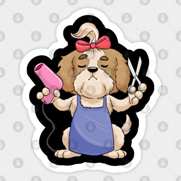 Hairdresser dog outlet